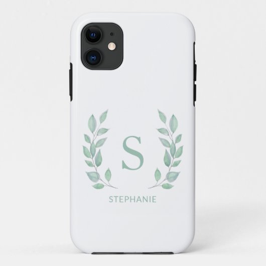 Coques Case-Mate iPhone Nom Monogramme (Dos)