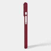 Coques Case-Mate iPhone Nom Monogramme Blanc Bourguignon Moderne (Verso / Gauche)