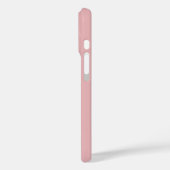 Coques Case-Mate iPhone Nom Monogramme Noir Rose Moderne (Verso / Gauche)