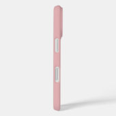 Coques Case-Mate iPhone Nom Monogramme Noir Rose Moderne (Verso / Droite)