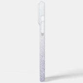 Coques Case-Mate iPhone Nom monogrammé pailleté élégant (Verso / Gauche)