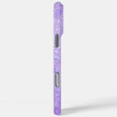 Coques Case-Mate iPhone Nom monogrammé pailleté élégant (Verso / Droite)