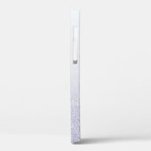 Coques Case-Mate iPhone Nom monogrammé pailleté élégant (Verso / Gauche)