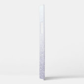 Coques Case-Mate iPhone Nom monogrammé pailleté élégant (Verso / Droite)