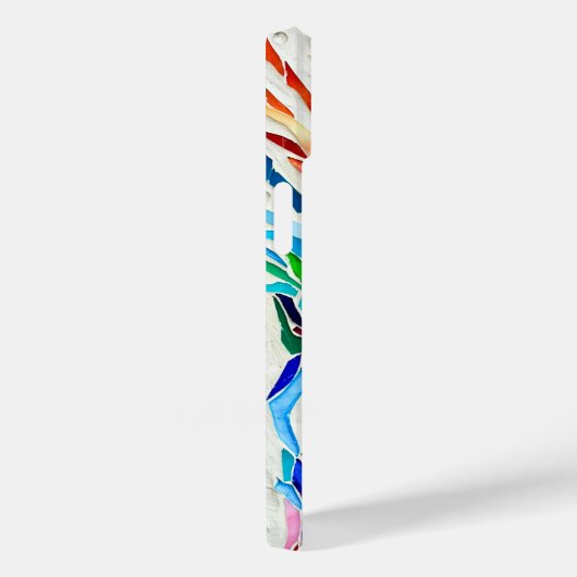 Coques Case-Mate iPhone Nom Mosaïque de monogramme (Verso / Droite)