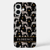 Coques Case-Mate iPhone Nom Motif des étoiles DogGold de Dalmatie (Verso)