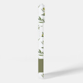 Coques Case-Mate iPhone Nom Olives Aquarelle Vert Sage (Verso / Droite)