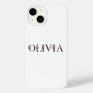 Coque Pour iPhone 14 Nom Olivia