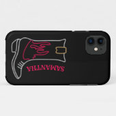 Coques Case-Mate iPhone Nom personnalisable de démarrage Neon Cowboy (Dos (Horizontal))