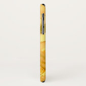 Coques Case-Mate iPhone Nom personnalisable liquide or avec swashes (Dos/Gauche)