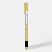 Coques Case-Mate iPhone Nom personnalisable motif citron sans soudure (Verso / Gauche)