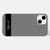 Coques Case-Mate iPhone Nom personnalisable motif de béton Abstrait (Verso (horizontal))