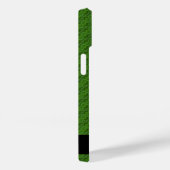 Coques Case-Mate iPhone Nom personnalisable Motif floral vert (Verso / Droite)