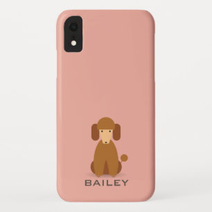 Case-Mate iPhone Case Nom personnalisable  Petit chien de caniche