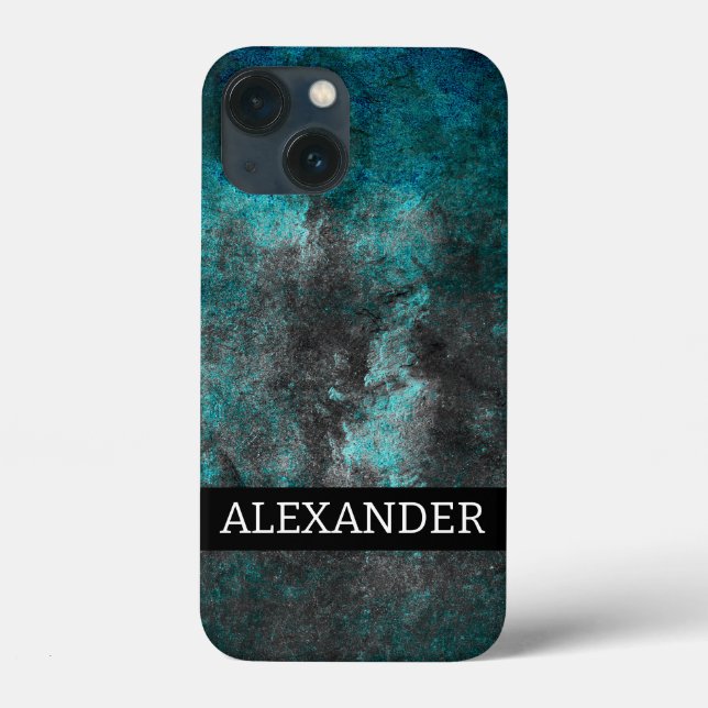 Coques Case-Mate iPhone Nom personnalisable texture Abstraite (Verso)