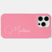 Coques Case-Mate iPhone Nom personnalisé (Verso (horizontal))
