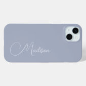 Coques Case-Mate iPhone Nom personnalisé (Verso (horizontal))