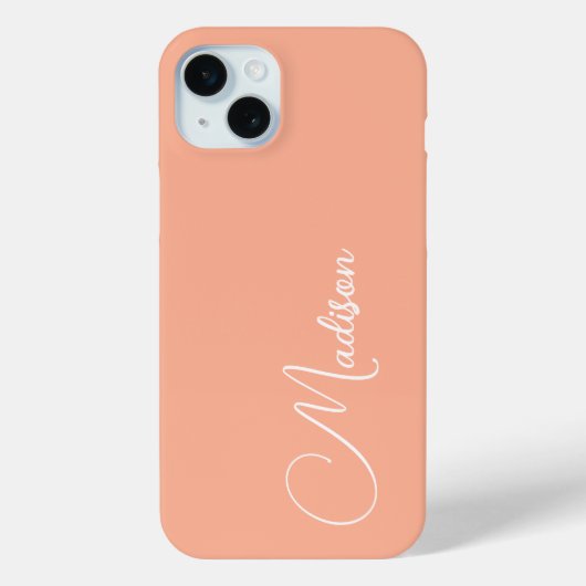 Coques Case-Mate iPhone Nom personnalisé (Verso)