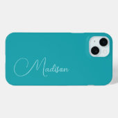 Coques Case-Mate iPhone Nom personnalisé (Verso (horizontal))