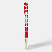 Coques Case-Mate iPhone Nom personnalisé à motifs de cricket (Verso / Gauche)