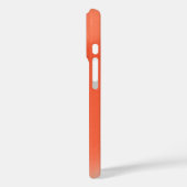 Coques Case-Mate iPhone Nom personnalisé Abstrait Retro Gradient Orange (Verso / Gauche)