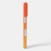 Coques Case-Mate iPhone Nom personnalisé Abstrait Retro Gradient Orange (Verso / Droite)