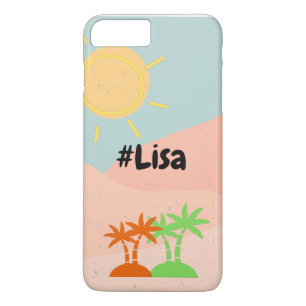 Case-Mate iPhone Case Nom personnalisé Adorable été motif soleil bleu