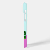 Coques Case-Mate iPhone Nom personnalisé Amour Flamant rose (Verso / Gauche)