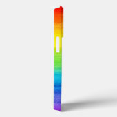 Coques Case-Mate iPhone Nom personnalisé Aquarelle arc-en-ciel initiale (Verso / Droite)