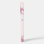 Coques Case-Mate iPhone Nom personnalisé Aquarelle rustique Floral Unicorn (Verso / Gauche)