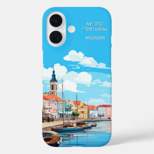 Coques iPhone 16 Nom personnalisé Aveiro Portugal