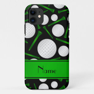 Etui iPhone Case-Mate Nom personnalisé ballons de golf noir tee - shirts