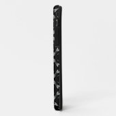 Coques Case-Mate iPhone Nom Personnalisé Black Silver Geometry For Him G61 (Dos/Gauche)