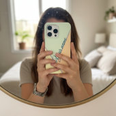 Coques Case-Mate iPhone Nom personnalisé Bloc de couleur géométrique paste