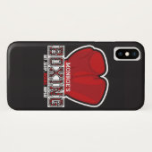 Coques Case-Mate iPhone NOM personnalisé Boxer Boxer Glove Prize (Dos (Horizontal))