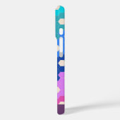 Coques Case-Mate iPhone Nom personnalisé Bright Retro Moderne Géométrique (Verso / Gauche)