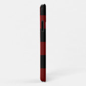 Coques Case-Mate iPhone Nom personnalisé Buffalo Plaid (Dos/Droite)