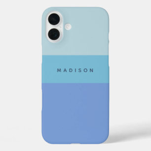 Coques iPhone 16 Plus Nom personnalisé Cas de téléphone triés