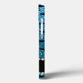 Coques Case-Mate iPhone Nom personnalisé ciel bleu parties scintillant noi (Verso / Gauche)