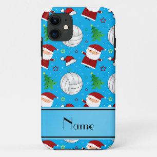 Coques Pour iPhone Nom personnalisé ciel bleu volleyball motif de noë