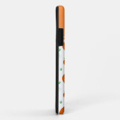 Coques Case-Mate iPhone Nom personnalisé citrouilles orange blanc (Dos/Droite)
