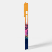 Coques Case-Mate iPhone Nom personnalisé Coucher de soleil tropical (Verso / Gauche)