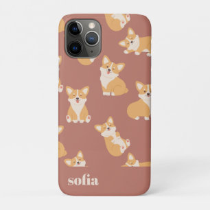 Case-Mate iPhone Case Nom personnalisé Cute Corgi Motif pour Amoureux de