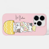 Coques Case-Mate iPhone Nom personnalisé Cute Kittens (Verso (horizontal))