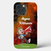 Coques Case-Mate iPhone Nom personnalisé de l'Arrière - plan Cosmos pom-po (Verso)