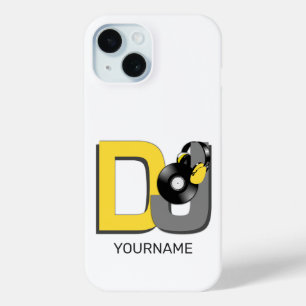 Coque Pour iPhone 15 Nom personnalisé DJ