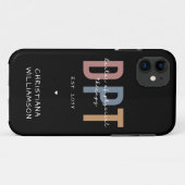 Coques Case-Mate iPhone Nom personnalisé DPT Doctor of Physical Therapy (Dos (Horizontal))