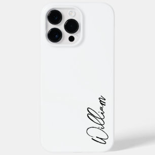 Coque Pour Pour iPhone 14 Pro Max Nom personnalisé du script moderne