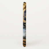 Coques Case-Mate iPhone Nom personnalisé du visage du tigre (Dos/Droite)