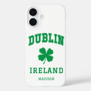 Coques iPhone 16 Nom personnalisé Dublin Irlande